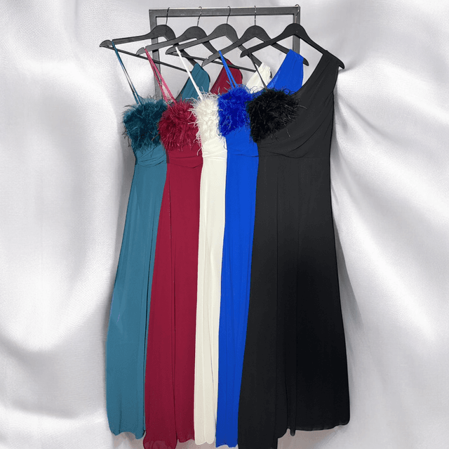 mono de varios colores con plumas